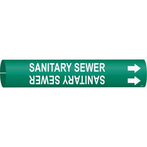 SAE421-"Sanitary Sewer" Pipe Marker