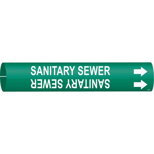 SAE422-"Sanitary Sewer" Pipe Marker