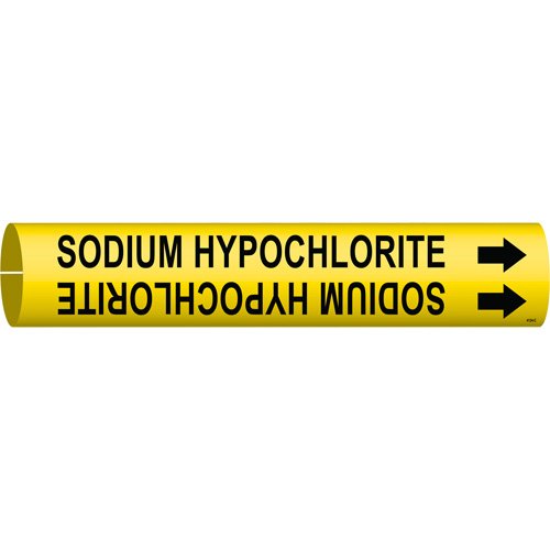 SAE431-"Sodium Hypochlorite" Pipe Marker