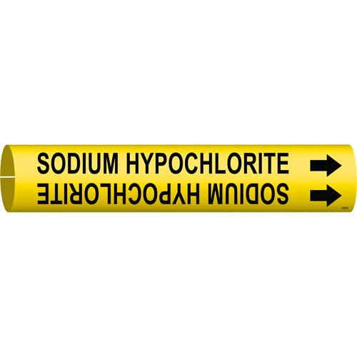 SAE432-"Sodium Hypochlorite" Pipe Marker
