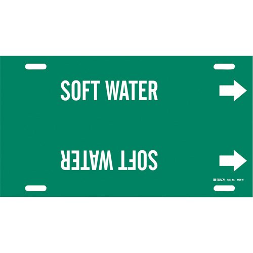 SAE444-"Soft Water" Pipe Marker