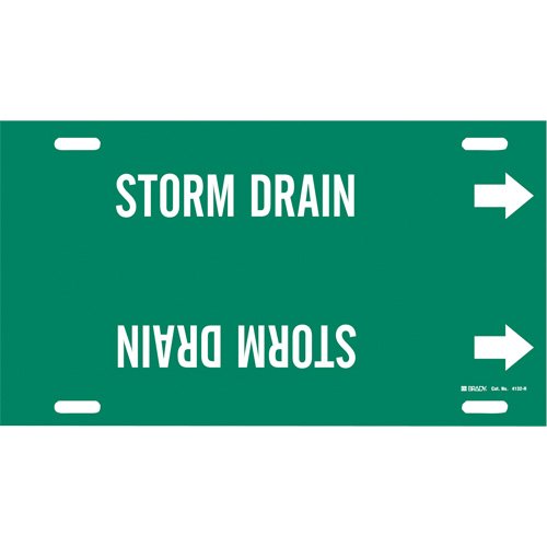 SAE500-"Storm Drain" Pipe Marker