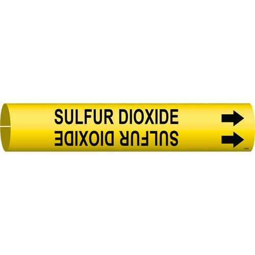 SAE520-"Sulfur Dioxide" Pipe Marker