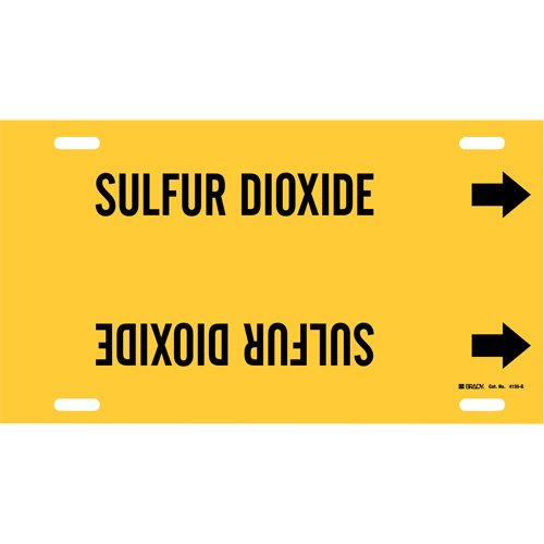 SAE523-"Sulfur Dioxide" Pipe Marker