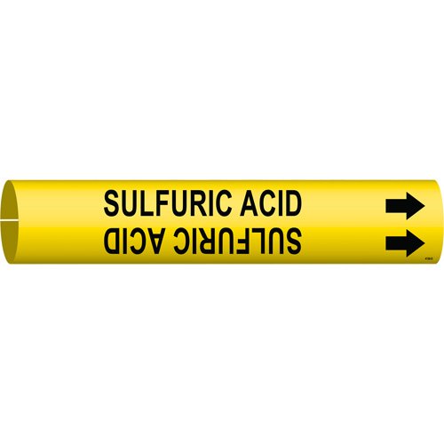 SAE528-"Sulfuric Acid" Pipe Marker