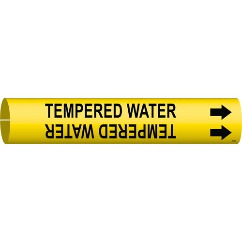 SAE557-"Tempered Water" Pipe Marker