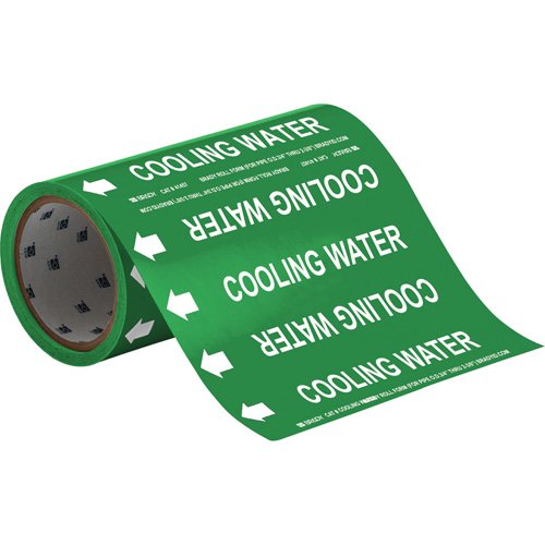 SAE599-"Cooling Water" Roll Form Pipe Markers