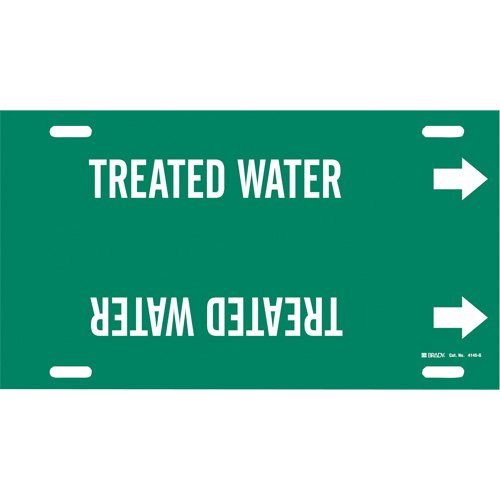 SAE608-"Treated Water" Pipe Marker