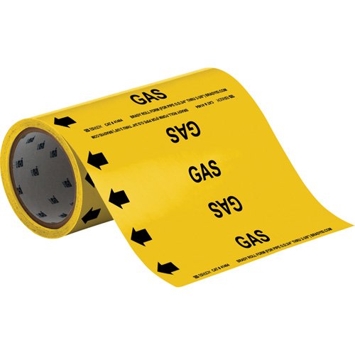 SAE614-"Gas" Roll Form Pipe Markers