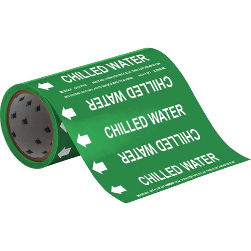 SAE677-"Chilled Water" Roll Form Pipe Markers