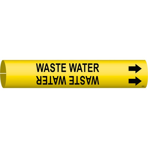 SAE697-"Waste Water" Pipe Marker