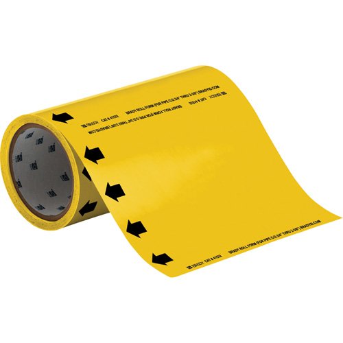 SAE702-Blank Roll Form Pipe Marker with Arrow