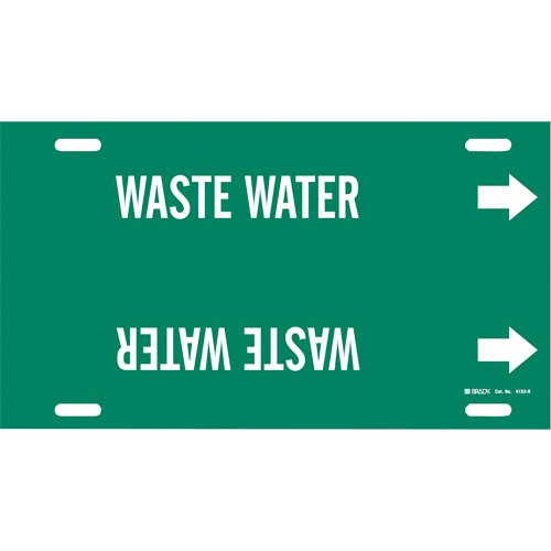 SAE715-"Waste Water" Pipe Marker