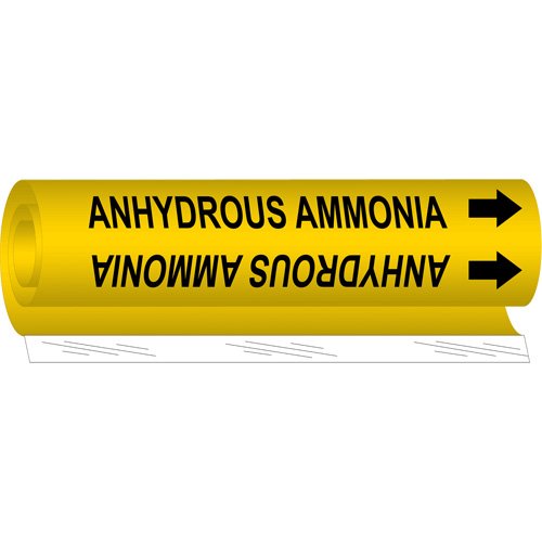 SAE901-"Anhydrous Ammonia" Pipe Marker