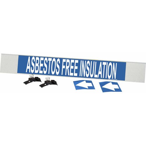 SAE908-"Asbestos Free" Pipe Marker