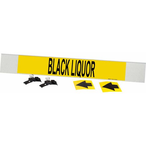 SAE916-"Black Liquor" Pipe Marker