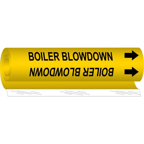 SAE922-"Boiler Blowdown" Pipe Marker