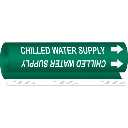SAE968-"Chilled Water Supply" Pipe Marker