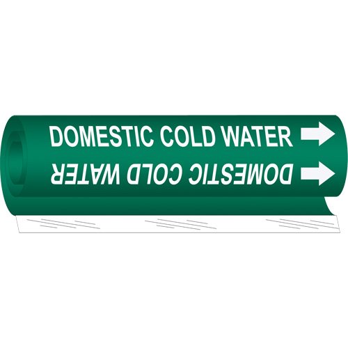 SAF069-"Domestic Cold Water" Pipe Marker