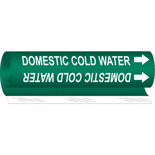 SAF071-"Domestic Cold Water" Pipe Marker
