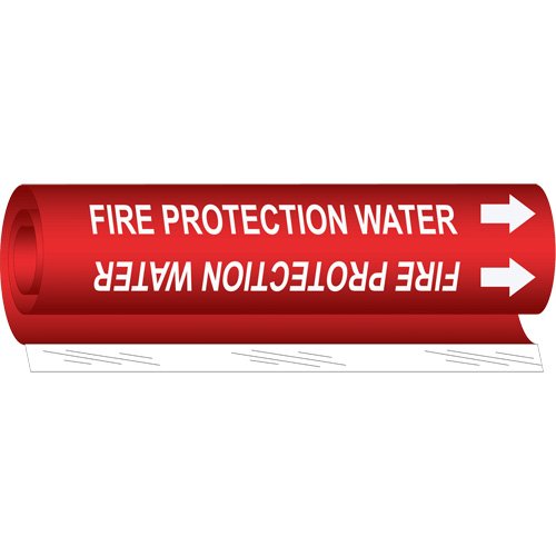 SAF135-"Fire Protection Water" Pipe Marker