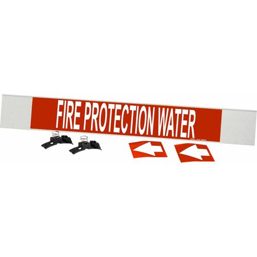 SAF136-"Fire Protection Water" Pipe Marker