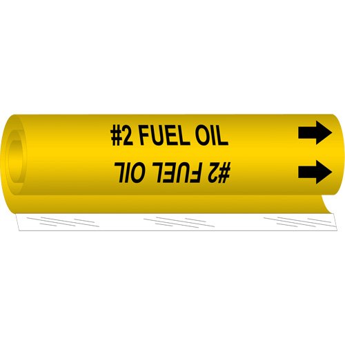 SAF151-"#2 Fuel Oil" Pipe Marker