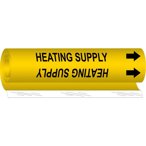 SAF182-"Heating Supply" Pipe Marker
