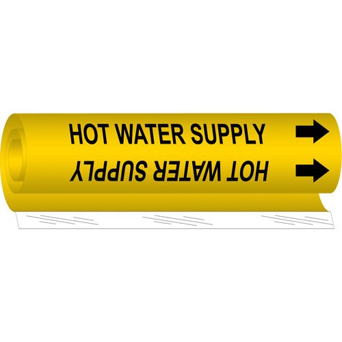 SAF214-"Hot Water Supply" Pipe Marker