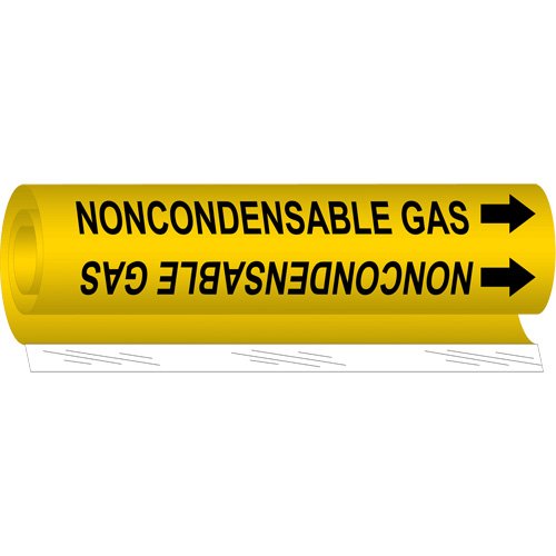 SAF301-"Noncondensable Gas" Pipe Marker