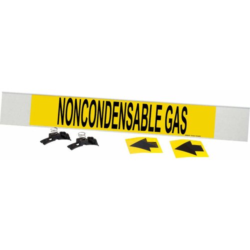 SAF302-"Noncondensable Gas" Pipe Marker