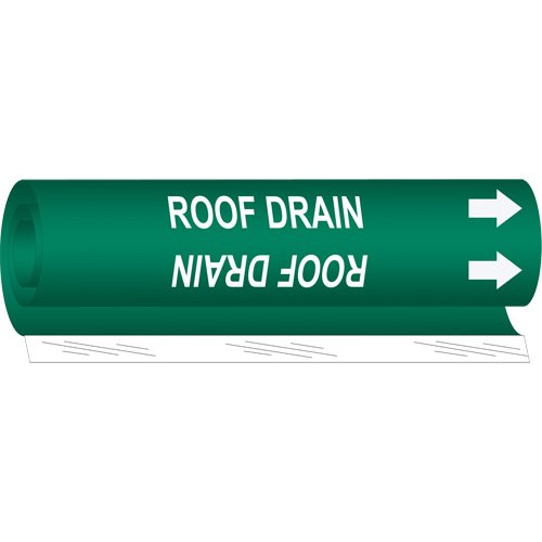 SAF378-"Roof Drain" Pipe Marker