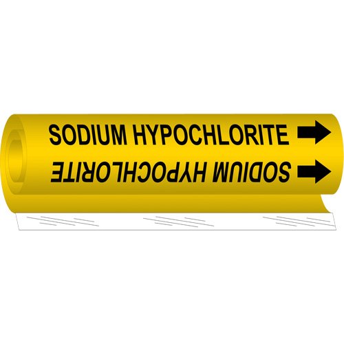 SAF407-"Sodium Hypochlorite" Pipe Marker