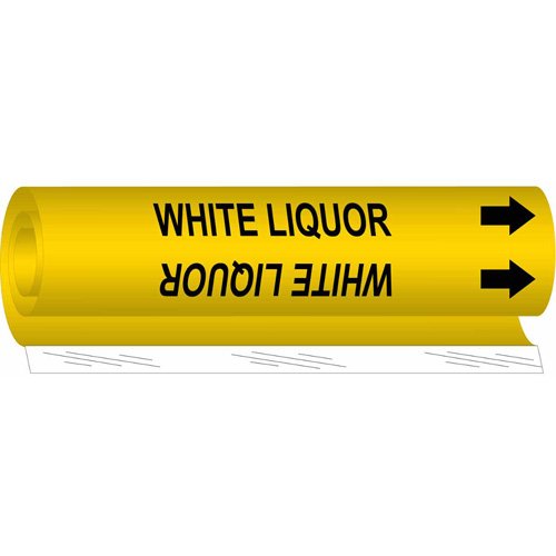 SAF524-"White Liquor" Pipe Marker