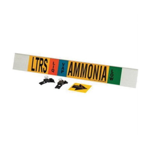 SAF609-"LTRS Liq/Vap Ammonia Low" Ammonia (IIAR) Pipe Marker