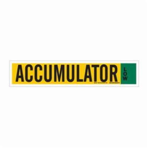 SAF723-"Accumulator" Ammonia (IIAR) Pipe Marker