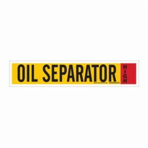 SAF732-"Oil Separator" Ammonia (IIAR) Pipe Marker