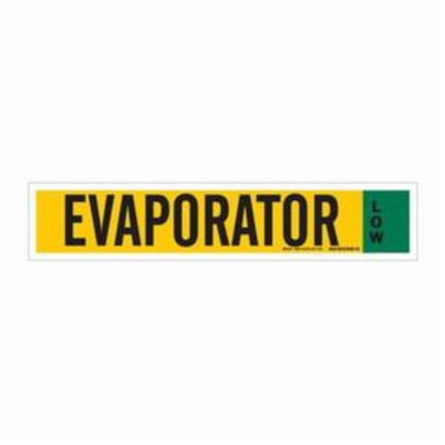 SAF733-"Evaporator" Ammonia (IIAR) Pipe Marker