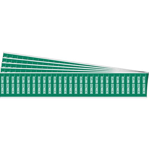 SAF761-"Deionized Water" Semi-Conductor & Chemical Pipe Markers
