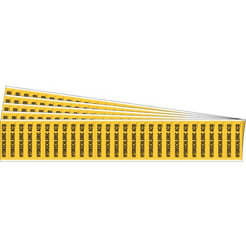 SAF770-"Hydrochloric Acid" Semi-Conductor & Chemical Pipe Markers