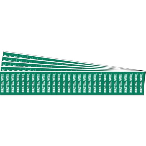 SAF773-"Industrial Water" Semi-Conductor & Chemical Pipe Markers