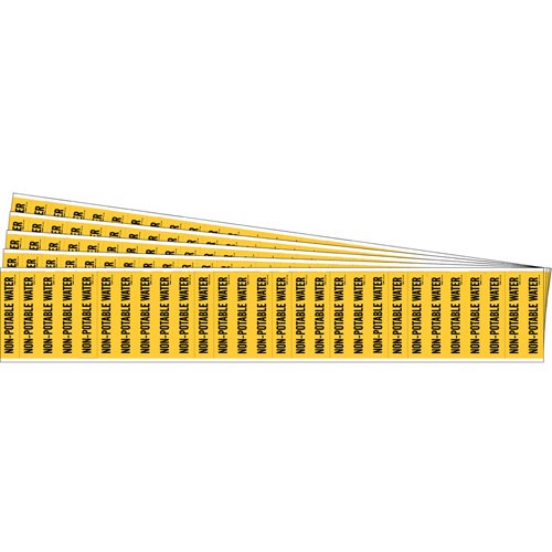 SAF777-"Non-Potable Water" Semi-Conductor & Chemical Pipe Markers
