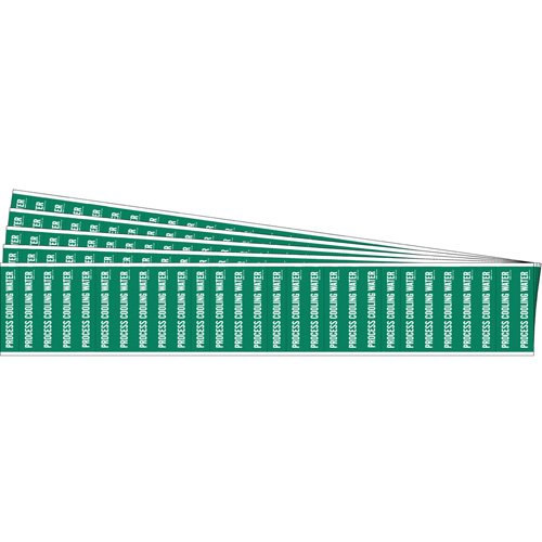 SAF780-"Process Cooling Water" Semi-Conductor & Chemical Pipe Markers