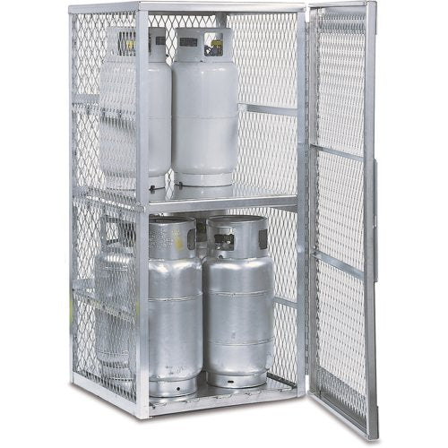 SAI574-Aluminum LPG Cylinder Locker Storage