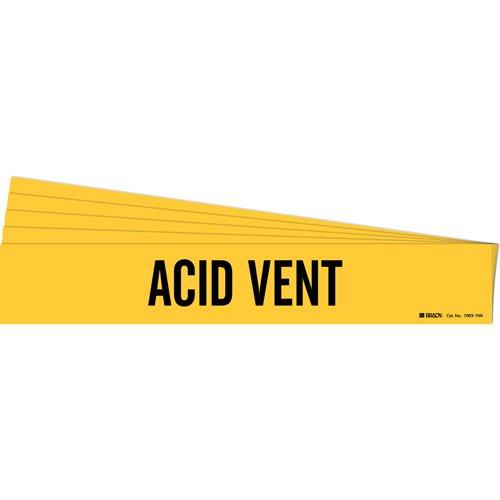 SH433-"Acid Vent" Pipe Marker