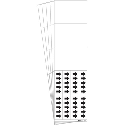 SH528-Blank Pipe Markers