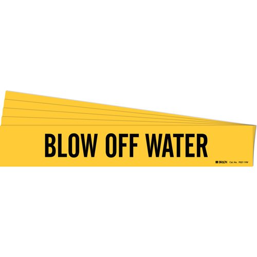 SH529-"Blow Off Water" Pipe Marker