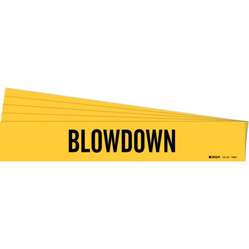 SH534-"Blow Down" Pipe Marker