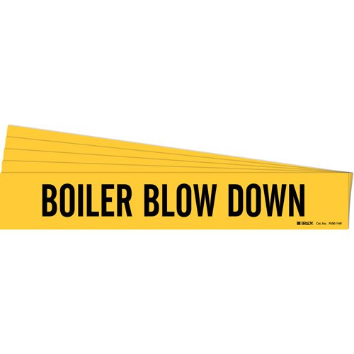 SH541-"Boiler Blowdown" Pipe Marker