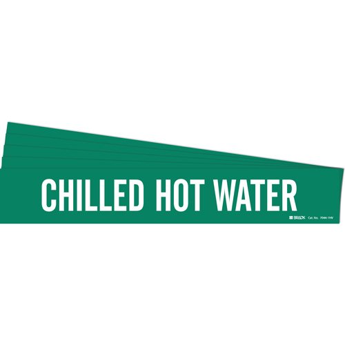 SH593-"Chilled Hot Water" Pipe Marker